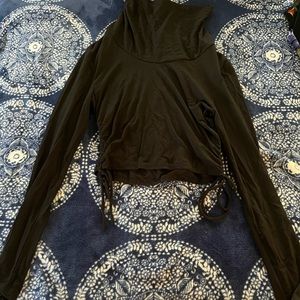 Long Sleeve Crop Top Shirt